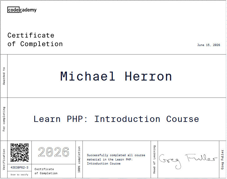 Learn PHP