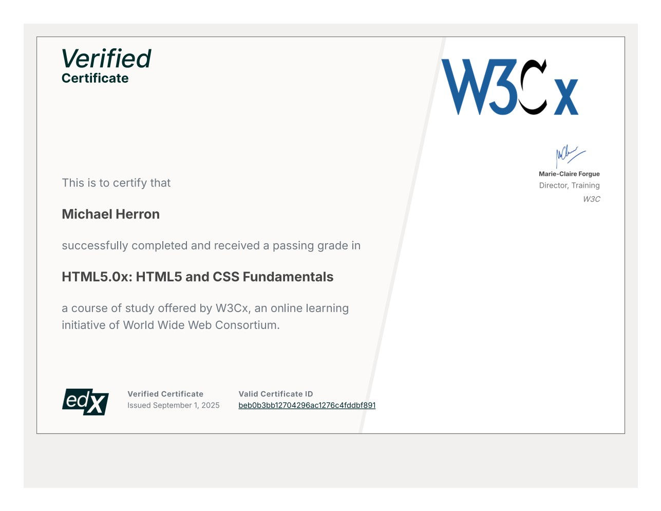 Web Development Certifications